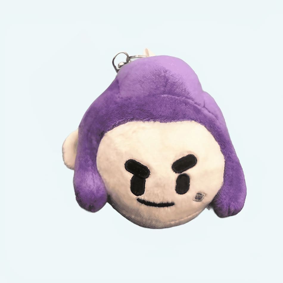 Shelly Brawl Stars Plush Keychain