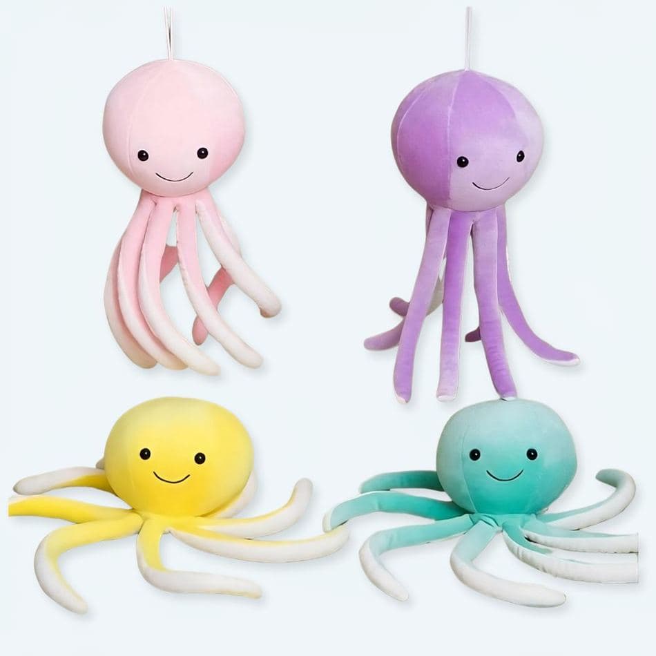 Yellow Octopus Plush Toy