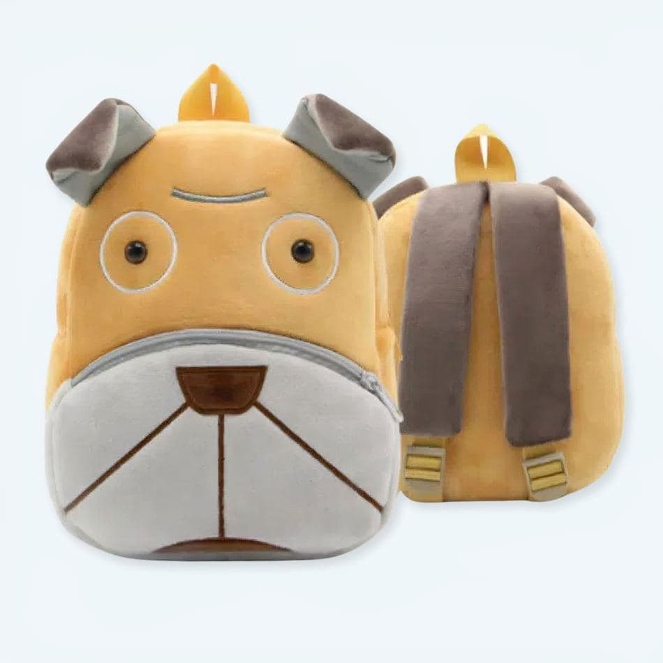 Plush Dog Backpack