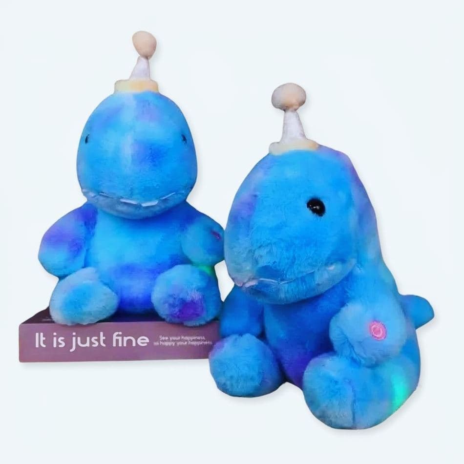 Blue Dinosaur Plush Night Light