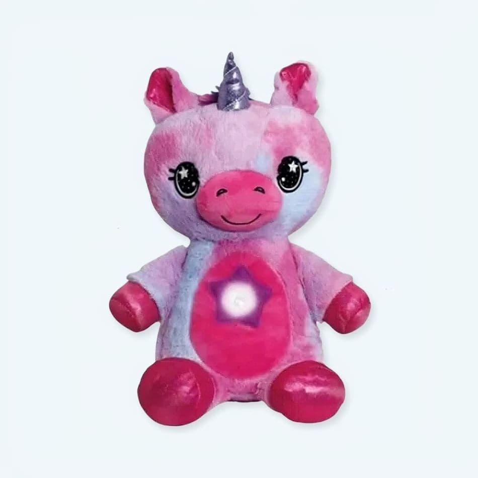 Pink Unicorn Plush Night Light